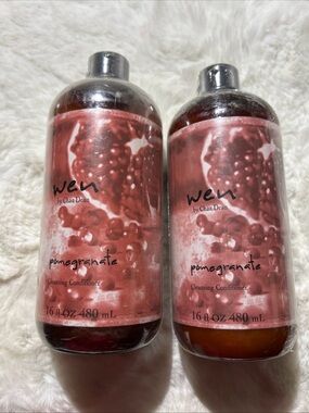 Wen Cleansing Conditioner 16oz POMEGRANATE Chaz Dean Set Of 2 made in the USA